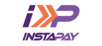 Logo featuring the letters IP in purple and orange arrows, with the word INSTAPAY in a bold, stylized purple font below.