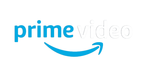 The Amazon Prime Video logo with prime in blue, video in white, and a blue curved arrow underneath, all on a black background.